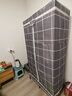 碧桃园衣柜简易加粗全钢架免安装折叠布衣柜加厚布艺加固挂衣收纳衣橱 85CM格调 实拍图