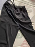 裤子男夏季长裤直筒宽松运动裤男士夏季新款冰丝休闲裤 黑色 港男风G013直筒 XL 【110-130斤】 实拍图