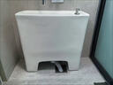 琳箭家用陶瓷拖把池大小号窄长20cm拖布池阳台卫生间高脚拖把盆拖布池 L22（长45宽20高45） 实拍图