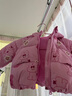 嘟嘟家男童棉服加厚宝宝外套冬季儿童棉袄女童棉衣上衣小童冬装 粉色 80 实拍图