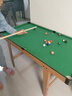 浮造台球桌家用儿童小型桌面室内迷你桌球六一礼物玩具可折叠大号桌子 【2.5cm球】62厘米-中号短腿桌面 实拍图