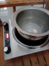 半球（PESKOE） 商用电磁炉家用两用凹面3500w大功率凹型电池炉爆炒火锅商业电子炉电磁灶 黑晶面板银色3500W+炒锅+可视锅盖 实拍图