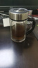 希诺双层玻璃杯男家用商务办公水杯带手柄泡茶杯子XN-9320 290mL 实拍图