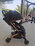 cam IL MONDO DEL BAMBINO意大利进口婴儿推车一键收车婴儿0-4岁可坐可躺带减震可手拉折叠 Compass 2.0 col194 雅黑金 实拍图