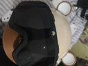 劲悦途复古头盔208  3C摩托车机车盔四季通用 个性电动车半盔 卡其色（配黑茶风镜） 头围可调（54-60cm） 实拍图
