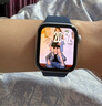 Apple/苹果 Watch SE 智能手表GPS款44毫米银色铝金属表壳丹宁色运动型表带S/M MXFA3CH/B 实拍图