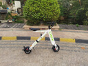 威尔杰迪折叠电动车轻便折叠滑板车超轻迷你助力代步便携双轮小型滑板车 升级版/可拆电池/贵族白双折把 实拍图