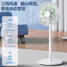 美菱（MeiLing）电风扇落地扇家用大风量台扇轻音柔风电空气循环风扇 14英寸白色遥控款【15叶双层扇叶+品质电机】 实拍图