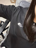 北面（The North Face）短袖T恤男女同款小熊帐篷露营宽松透气休闲半袖24春夏新款|8CST JK3/宇宙黑 M /170 实拍图