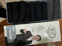 浪莎（LangSha）8双浪莎男袜子男士净色中筒棉袜夏季休闲吸汗超薄款透气夏天短袜 8双精梳棉（3黑3藏青2深灰） 8双 实拍图