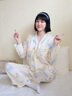 爱宝适月子服春夏款孕妇睡衣产妇哺乳衣孕妇装家居服萌趣云间XL码M437 实拍图