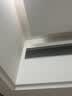 abs中央空调出风口格栅加长极简极窄线性百叶无边框预埋回风定制 1.0极窄边 (黑白双色可定） 实拍图