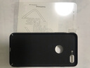 柏美惠 苹果7plus手机壳iPhone7磨砂硬壳保护套超薄平果了露logo标志漏标黑七的外壳 苹果7Plus(5.5英寸) - 石墨黑 实拍图