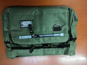 2025大容量男包单肩包耐磨背包多口袋包商务休闲男士斜挎包 款一军绿色20*26*9cm 实拍图