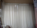 OCG幻影纱测量安装窗帘纱帘透光不透人客厅飘窗阳台白色窗纱 白色加厚版挂钩 宽1.5X2.7高可改短 米 实拍图