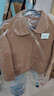 尚都比拉短款100%羊毛大衣女小个子秋冬休闲双面毛呢外套 驼色 M  实拍图