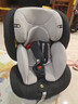 乖乖乐婴儿安全座椅0-12岁360度旋转可坐躺不窝脖ISO-FIX儿童汽车座椅 卡蓝 ISOFIX硬接口+脚踏板 实拍图