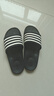 paul frankPaul Frank/大嘴猴拖鞋男夏季外穿户外家居防滑条纹情侣拖鞋男士 黑色条纹 43 实拍图