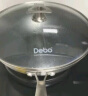 Debo徳铂炒锅蜂窝锅可立盖炒菜锅明火电磁炉通用 304不锈钢款 32cm 实拍图