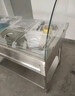 猎钢狼快餐保温台商用不锈钢保温汤池电热食堂打菜热菜售饭台快餐保温车 2格无盆（特厚款）特价款 实拍图
