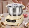 英凯仕和面机家用 揉面机 厨师机 全自动多功能6L大容量商用可揉6斤面团智能和面搅面机面包面粉发酵醒面 6L自动和面款 实拍图
