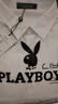 花花公子（PLAYBOY）衬衫男七分袖夏季男士短袖衬衣男冰丝休闲宽松男装外套 白绿 XL  实拍图