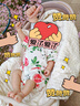 babylove婴儿连体衣夏季竹棉山茶纱布和尚服新生儿宝宝衣服薄款透气哈衣 实拍图