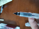 白金（PLATINUM）钢笔钢笔PSQC-400学生用灌墨全透明笔杆钢笔 细字F尖 实拍图