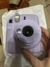 富士（FUJIFILM） instax mini12立拍立得一次成像相机 一次成像旅游相机可替换相纸 mini12 鸢尾紫（香港仓发） 实拍图