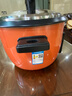 三角牌（Triangle） 电饭锅商用大容量10人以上食堂大型大号酒店饭店电饭煲保温微压蒸饭锅带蒸笼特大 8L不粘8-12人使用 橙色 8L 实拍图