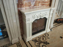 喜之焰1米1.2米美式壁炉实木壁炉装饰柜客厅壁炉架仿真火欧式壁炉家用 象牙白+装饰炉芯 长1200*厚330*高1000mm 实拍图