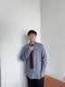 罗蒙领带男商务正装圆点8cm手打工作结婚新郎酒红色口袋巾套装礼盒 实拍图