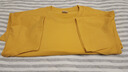 新疆棉重磅厚实不透纯棉短袖T恤男纯色宽松大码打底衫上衣 鹅黄色-【超重磅厚实不透】 L建议140-170斤 实拍图