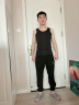 猫人男士背心男薄款冰丝无痕莫代尔打底衫内穿跨栏汗衫 【物理凉感-无痕吸汗】灰+蓝 XL 【建议重120-140斤】 实拍图