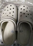 卡骆驰crocs经典云朵老爹鞋洞洞鞋时尚百搭女鞋拖鞋一脚蹬|206750 白色-100(含智必星) 34 (210mm) 实拍图