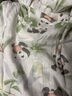 威尔贝鲁（WELLBER）婴儿睡袋1-3岁宝宝前2后2竹棉纱布分腿睡衣儿童夏季 林间熊猫3XL 实拍图