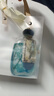 绿速 永生花浮游花浮游瓶创意艺术摆件植物标本干花永生花礼盒闺蜜女 蓝色_手提袋_贺卡-浮游花艺术摆件 实拍图