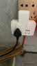 美的（Midea）转换插头/品字形/一转二插座/转换插座/电源转换器/插排 分控2位5孔 EP1K2C25 实拍图