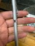 斑马牌（ZEBRA）拔帽签字笔 晶灿金属质感中性笔 0.5mm子弹头商务礼品笔 C-JJ4 银色杆黑芯 实拍图