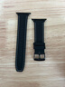 MSSM适用苹果手表表带apple watch小牛皮iwatch针扣真皮表带S11/ultra3/S10/9/SE3 黑色49/46/45/44MM 实拍图