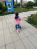 KinderKraftkk儿童滑板车3-6-12岁踏板车防侧翻二合一可坐男女孩礼物带座粉 实拍图