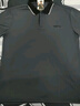 啄木鸟（TUCANO）短袖t恤男夏季时尚休闲翻领polo打底衫百搭上衣男装黑色 4XL 实拍图
