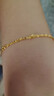 中国黄金（CHINA GOLD）18K黄金手链女款满天星双层光珠首饰妇女节生日礼物送老婆女友 【今/次日达】满天星手链+玫瑰礼盒 实拍图