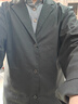 MUJI 男式 夹克 长袖 男士外套男款春秋 西装小西服AC1W3A4S 深灰色 L(175/100A) 实拍图