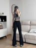 雪茜曼美式工装微喇裤女秋季新款酷飒辣妹显瘦休闲高腰窄版直筒马蹄裤 实拍图