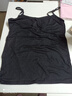 VKSK吊带背心女季新品莫代尔手感打底内衣女防走光纯色小背心抹胸少女黑色抹胸吊带衫 黑色 吊带款（85斤到105斤左右） 实拍图
