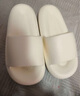 QYCKABY拖鞋女士四季踩屎感居家室内简约软底轻便浴室外穿情侣防滑凉拖鞋 米白【软底踩屎感】 40-41 适合39-40 实拍图