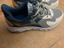 361°男鞋子减震运动鞋春季男士休闲鞋软底网面2025新款透气旅游跑步鞋 太空灰/工业蓝【风涡减震】 41 实拍图