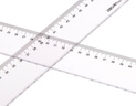 得力（deli）不锈钢尺/塑料直尺子 测量绘图刻度尺子 办公用品 6260 塑料60cm【单把装】 实拍图