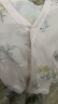 全棉时代纯棉新生婴儿连体衣服抗菌纱布满月宝宝春夏 花园物语粉 66码 晒单实拍图